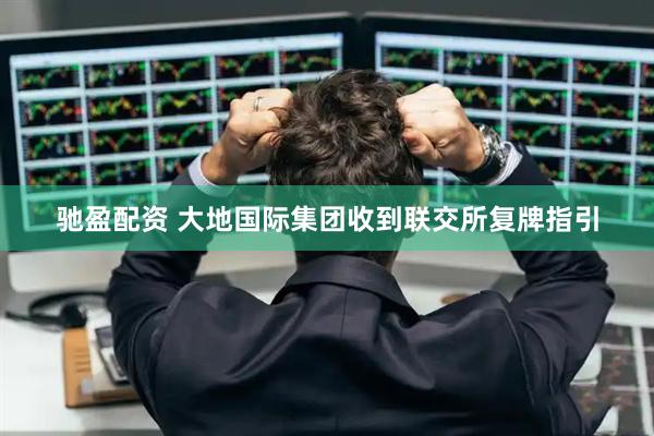 驰盈配资 大地国际集团收到联交所复牌指引