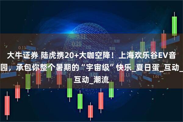 大牛证券 陆虎携20+大咖空降!上海欢乐谷EV音乐乐园,承包你整个暑期的“宇宙级”快乐_夏日蛋_互动_潮流